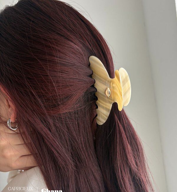  「【Ghana &times; LE'MAGE コラボ】ヘアクリップ」|リング|