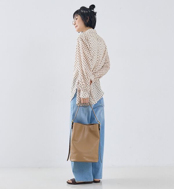 collex「【WEB限定】【Beau're/ヴュレ】Design Buckle Bucket」|ショルダー・メッセンジャー|