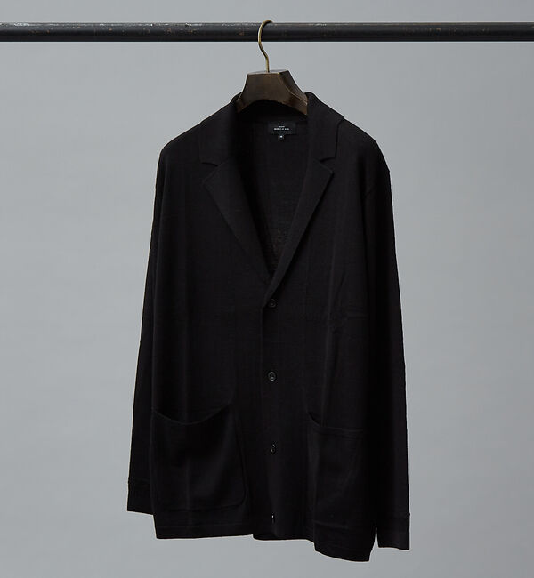 ABAHOUSE「【カシミアタッチ】Pure Merino ジャケットカーディガン / ニットカー」|カーディガン|