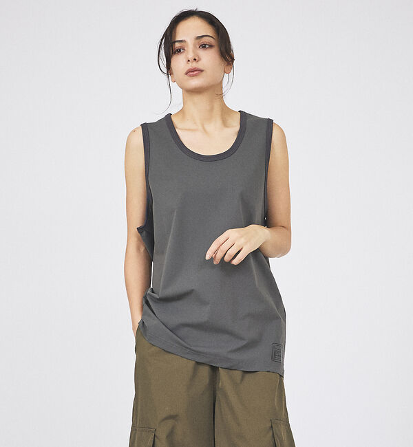 ABAHOUSE「【TAION / タイオン】FANCTION Tank-top ／ファンクション」|キャミソール|