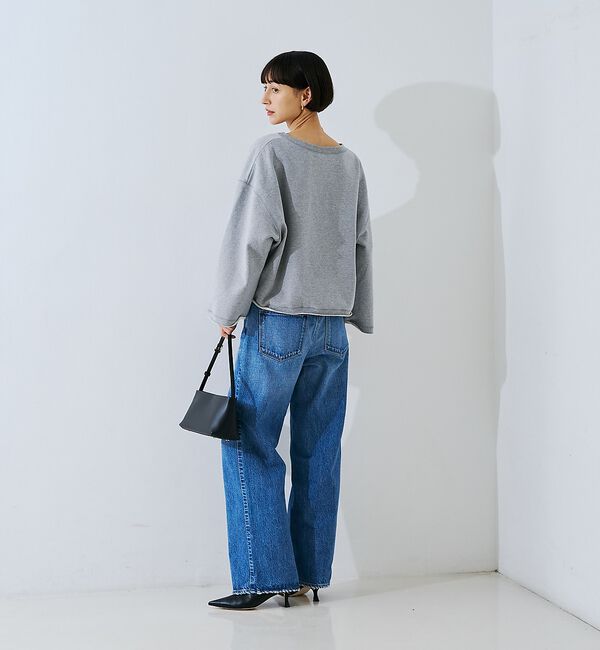 Rouge vif「【IRONING/アイロニング】ロゴショート丈スウェット/スエット logo a」|スウェット・ジャージ|
