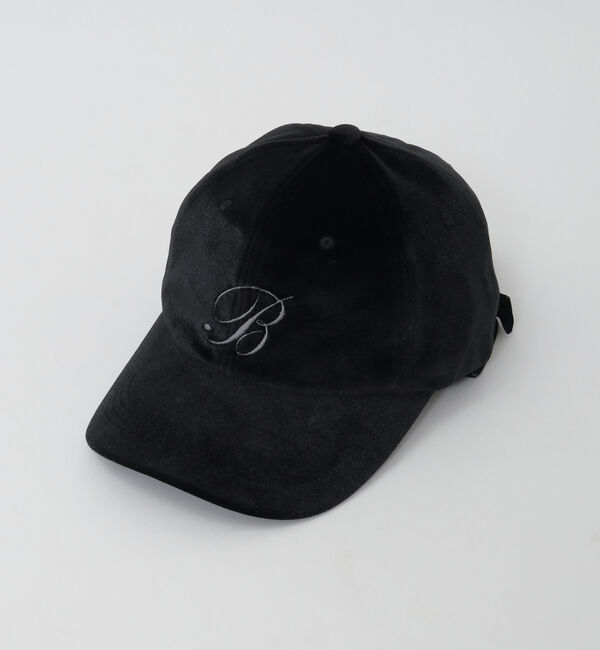 TIARA「【Bilitis dix-sept ans/ビリティス・ディセッタン】Bilitis Velour Cap」|キャップ・キャスケット|ブラック
