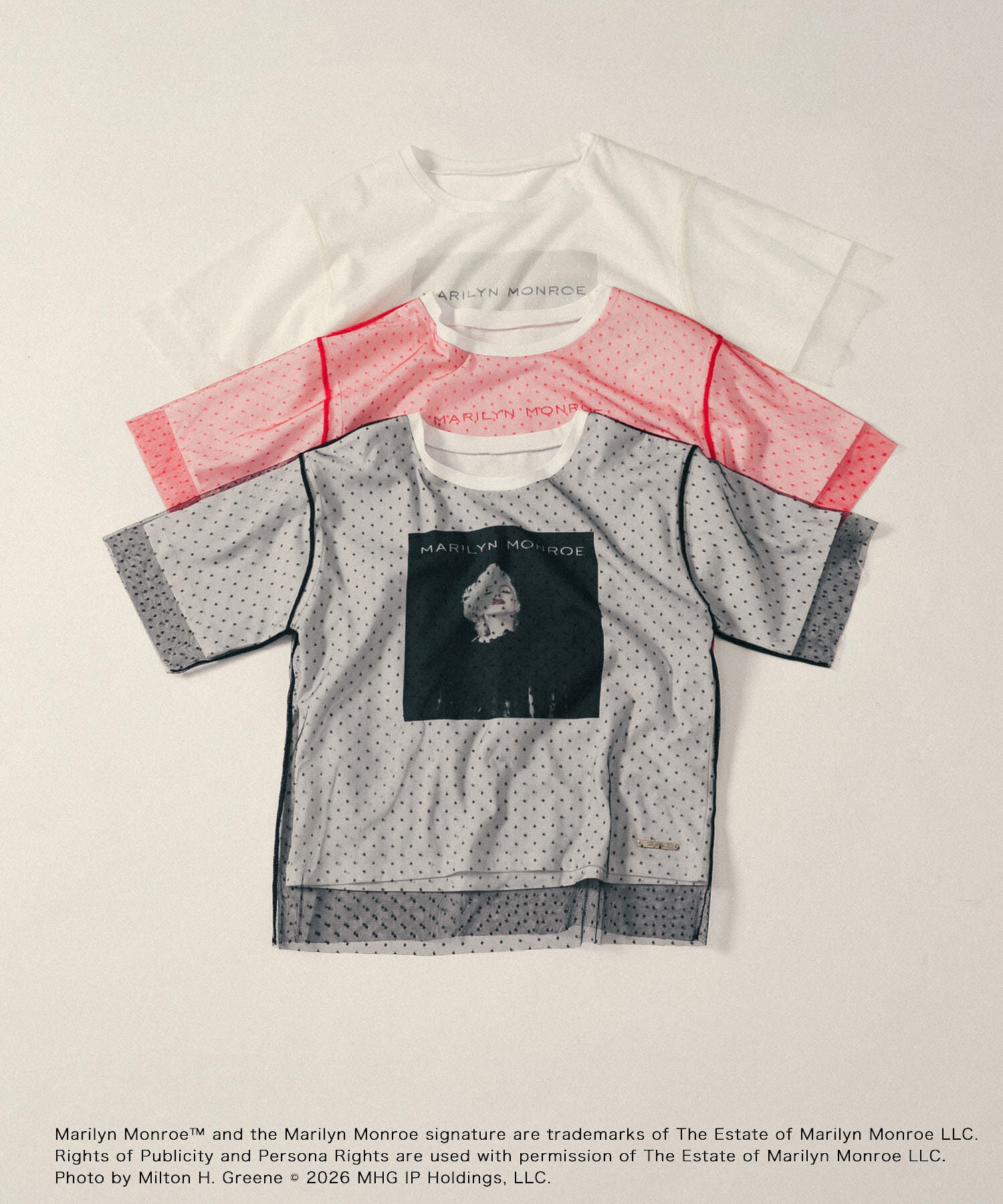 SENSE OF PLACE by URBAN RESEARCH「『別注』MARILYNMONROE&times;SENSE OF PLACE　チュールグラフィックTシャツ」|Tシャツ・カットソー|