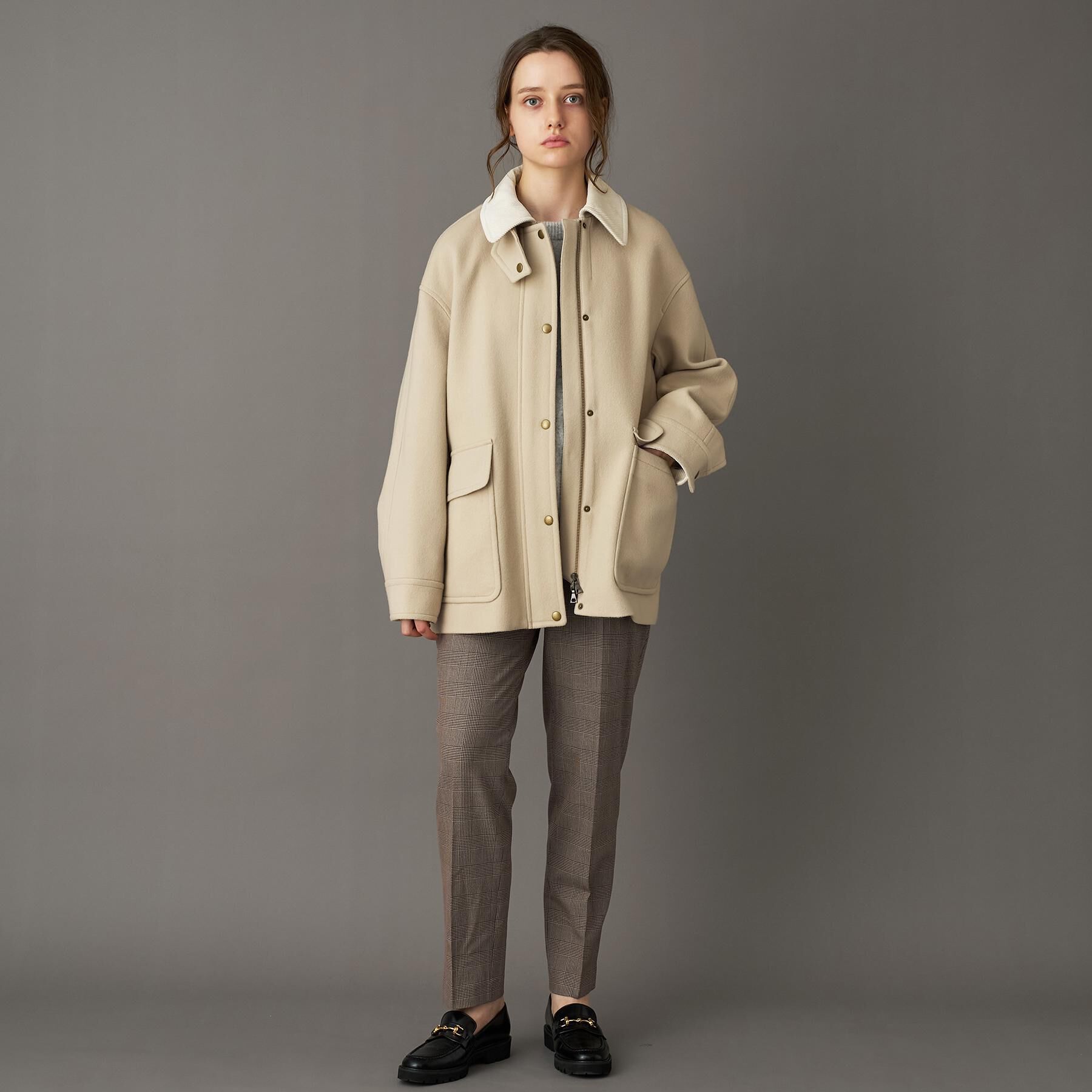 DRESSTERIOR「ウールハンティングブルゾン」|ブルゾン・スタジャン|