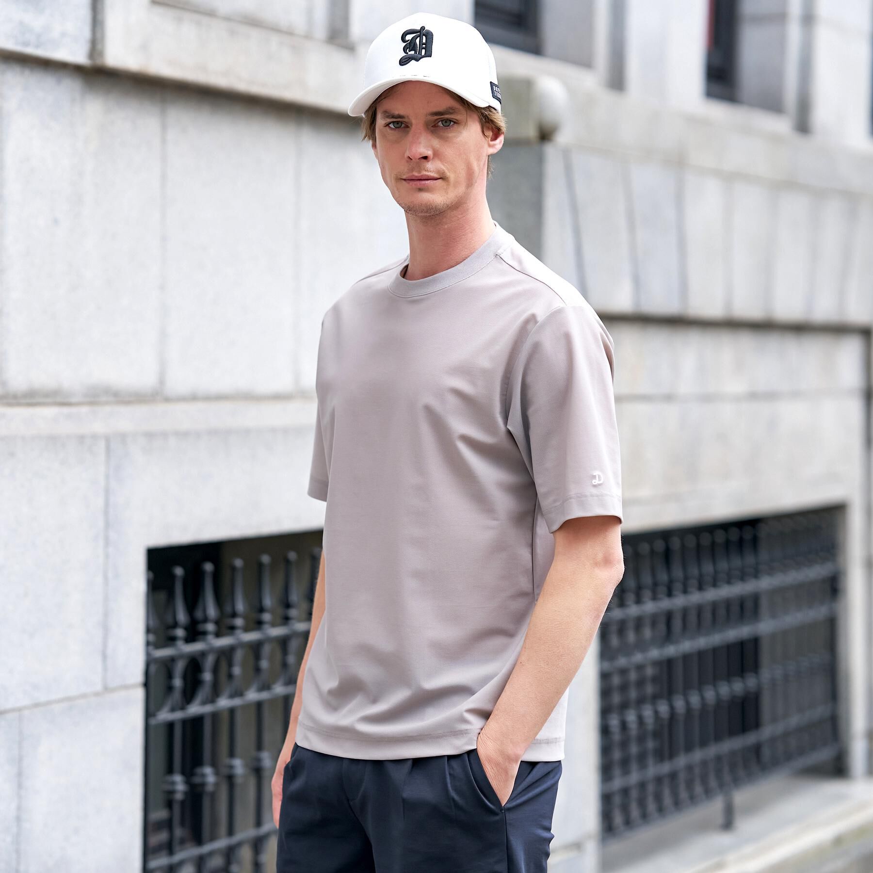 DRESSTERIOR「【接触冷感/UVカット/ウォッシャブル】AIRTOOL クルーネックTシャツ」|Tシャツ・カットソー|