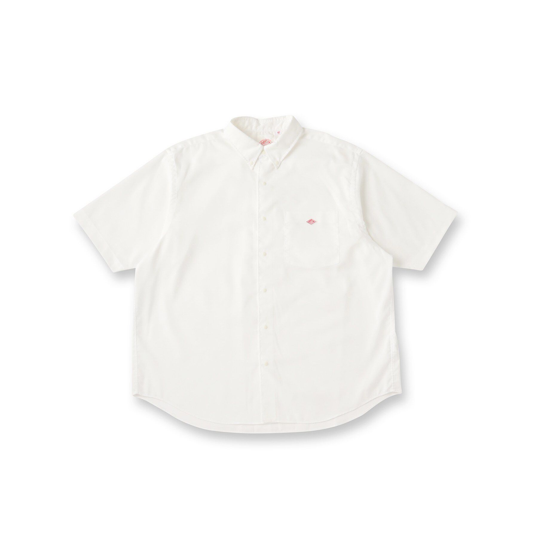 DRESSTERIOR「DANTON（ダントン）ドットボタン ボタンダウンシャツ ショートスリーブ」|シャツ・ブラウス|