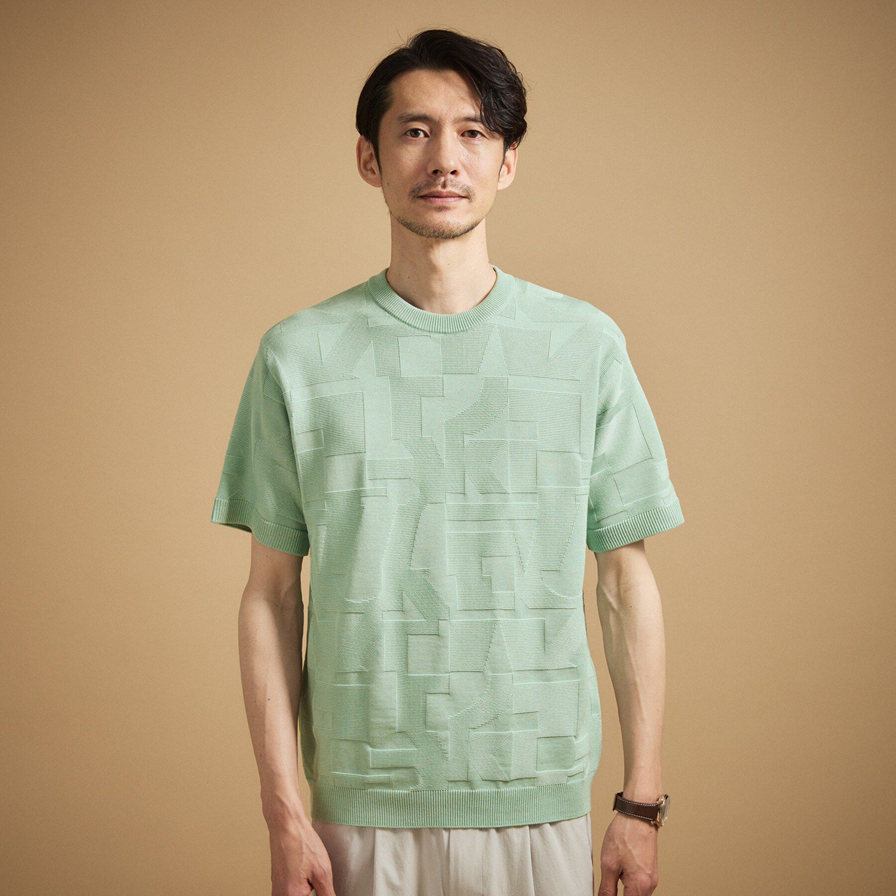 TAKEO KIKUCHI「【徳島ニット】ニットＴシャツ」|ニット・セーター|