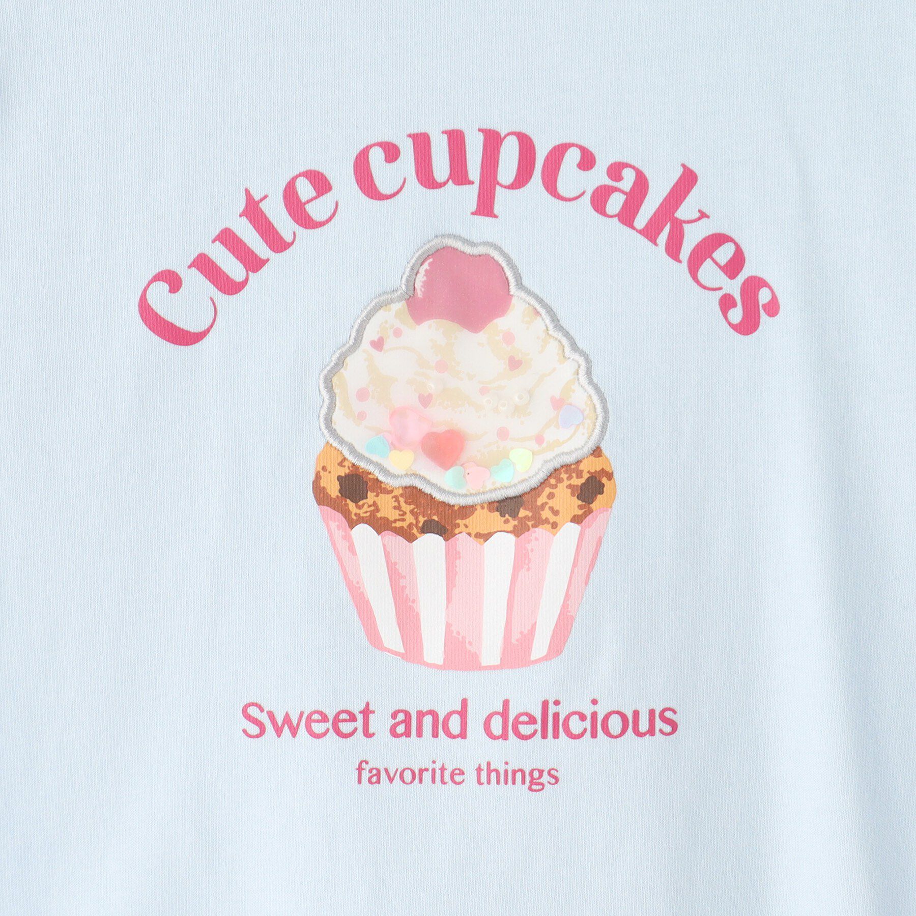 SHOO･LA･RUE「【100-150cm】カップケーキフレークTシャツ」|Tシャツ・カットソー|