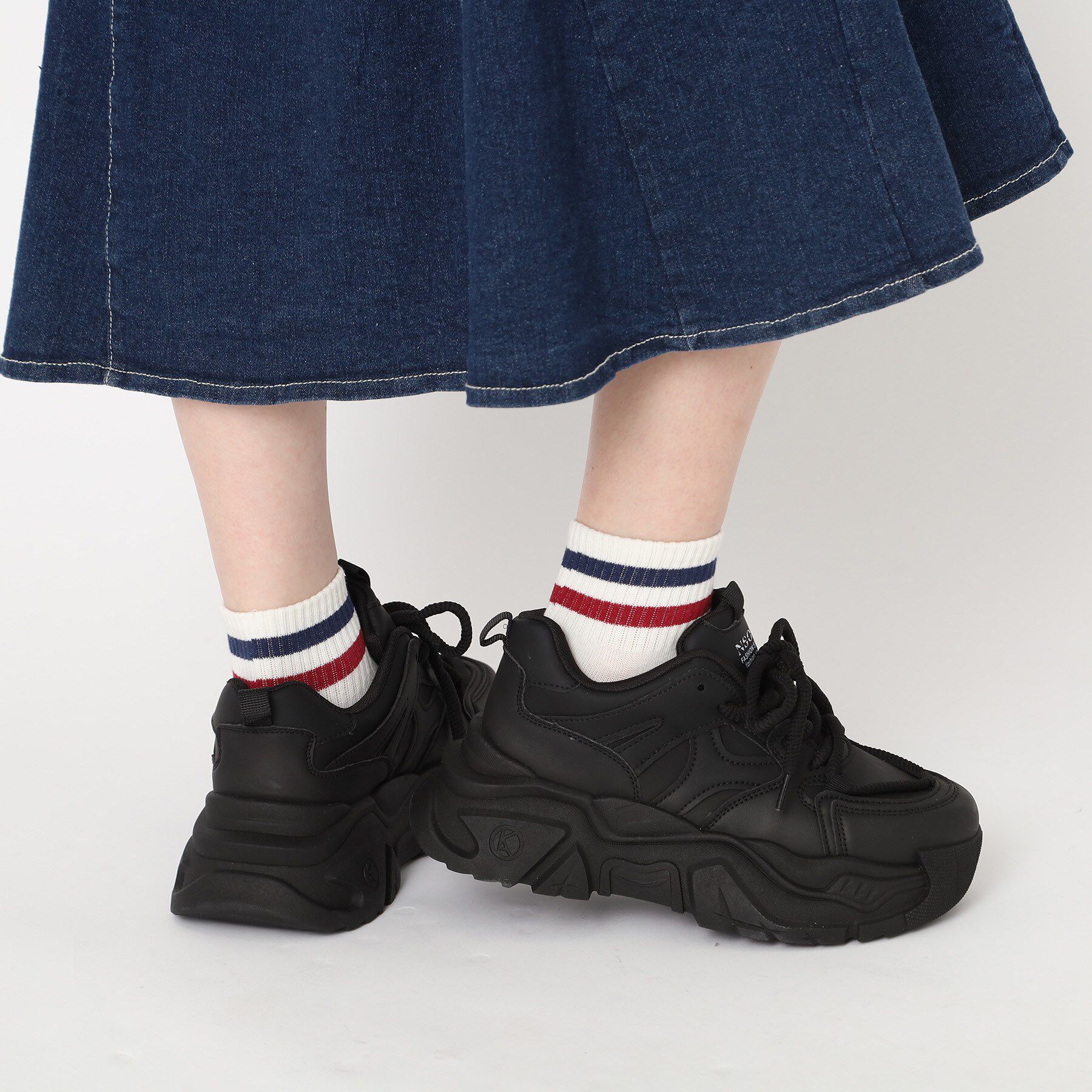csT&P「厚底ダットスニーカー」|スニーカー|