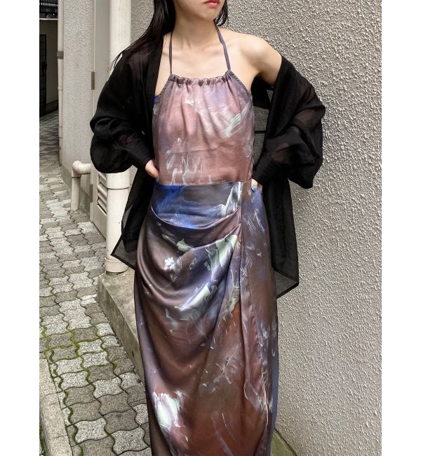 MURUA「【LIA KIMURA&times;MURUA】ホルターキャミワンピース」|ワンピース|