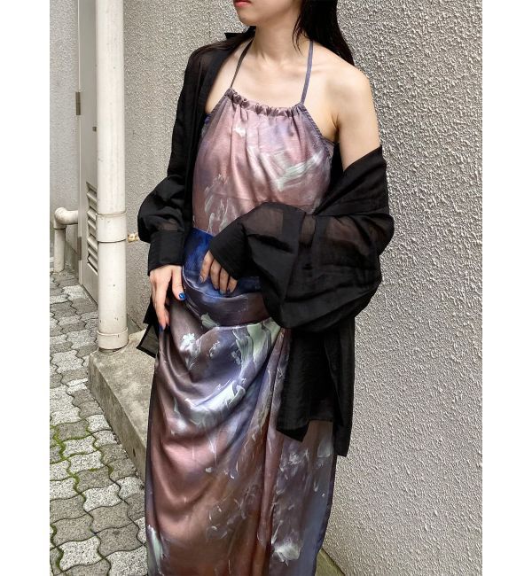 MURUA「【LIA KIMURA&times;MURUA】ホルターキャミワンピース」|ワンピース|