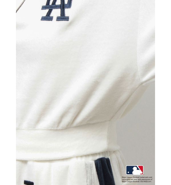 GYDA「GYDA［MLB］2ラインハーフZIPショートトップス」|Tシャツ・カットソー|