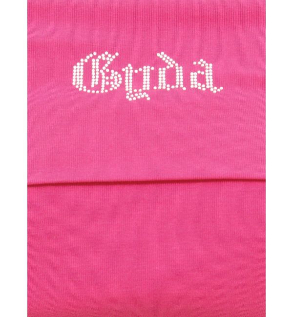 GYDA「Gyda bijouサイドラインオフショルショートTOPS」|Tシャツ・カットソー|