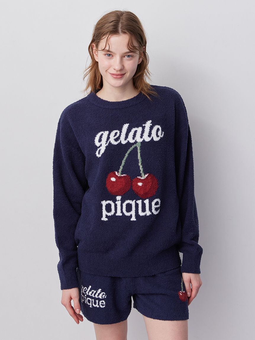 gelato pique「【ONLINE限定カラーあり】ベビモコチェリージャガードショートパンツ」|ルームウェア|