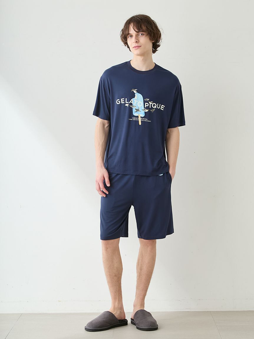 GELATO PIQUE HOMME「【HOMME】【接触冷感】アイスポップジャージーハーフパンツ」|その他|
