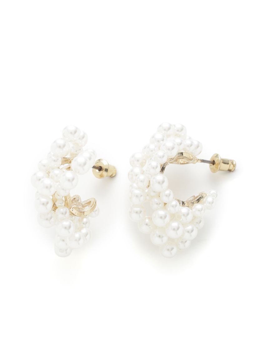 SNIDEL「パールビーズバリエピアス」|ピアス|