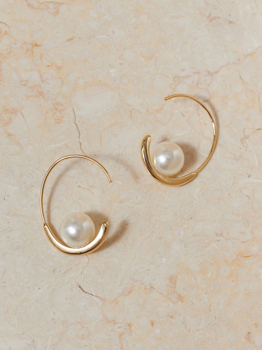 SNIDEL「パールビーズバリエピアス」|ピアス|B