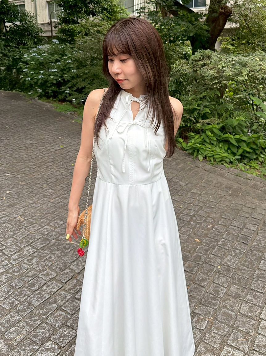 LILY BROWN「【LUMISHADE】アメスリフレアシャツワンピース」|ワンピース|
