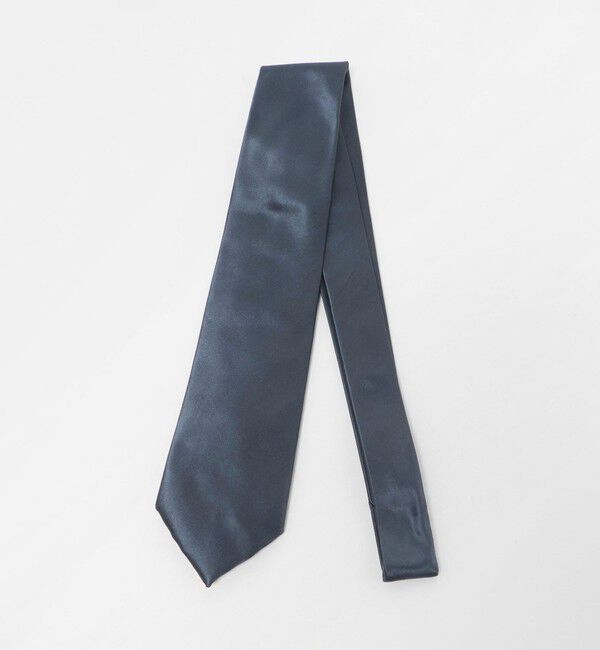 UNITED ARROWS「カラー サテン ソリッド ネクタイ」|ネクタイ・蝶ネクタイ|DK.GRAY