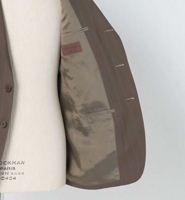 UNITED ARROWS「Vitale Barberis Canonico シャドーストライプ シングル 3ボタン スーツ MC―MODEL 撥水」|スーツ|