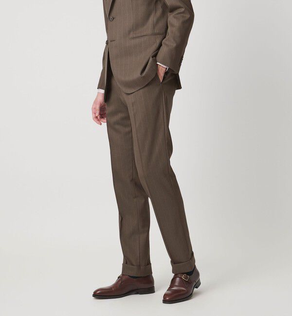 UNITED ARROWS「Vitale Barberis Canonico シャドーストライプ シングル 3ボタン スーツ MC―MODEL 撥水」|スーツ|