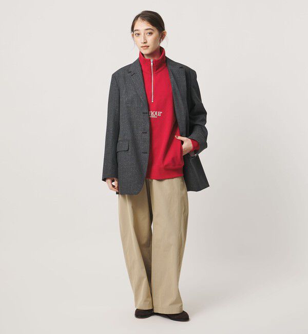 UNITED ARROWS「【別注】＜NOMADIS＞ハーフジップ スウェット ‐united LOVE project 2026」|スウェット・ジャージ|