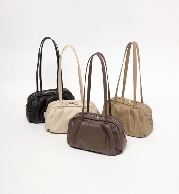 UNITED ARROWS green label relaxing「＜PARTE＞2WAYギャザーボストンバッグ はっ水」|ショルダー・メッセンジャー|
