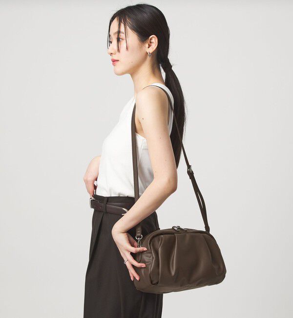 UNITED ARROWS green label relaxing「＜PARTE＞2WAYギャザーボストンバッグ はっ水」|ショルダー・メッセンジャー|