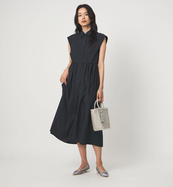 UNITED ARROWS green label relaxing「エリキリカエ フレンチスリーブ ワンピース」|ワンピース|
