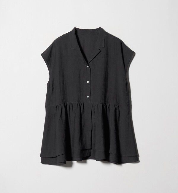 UNITED ARROWS green label relaxing「【WEB限定】＜at ease＞ペプラム ブラウス」|シャツ・ブラウス|
