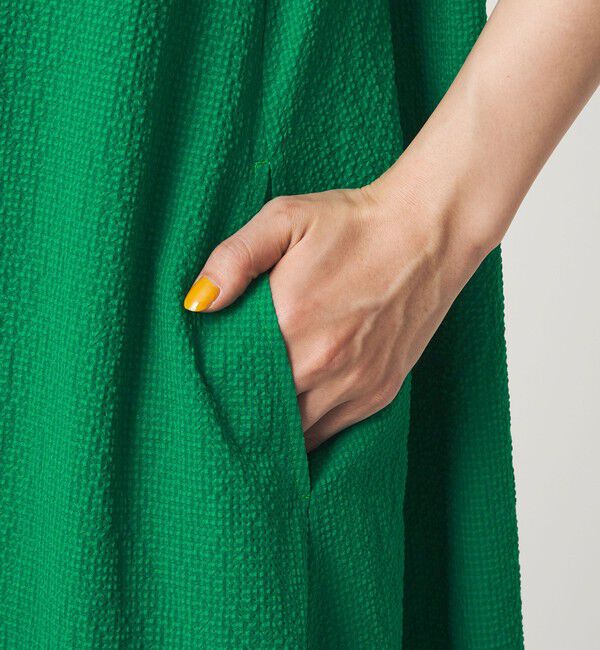 UNITED ARROWS green label relaxing「【WEB限定】＜at ease＞カラミ ノースリーブ ワンピース」|ワンピース|