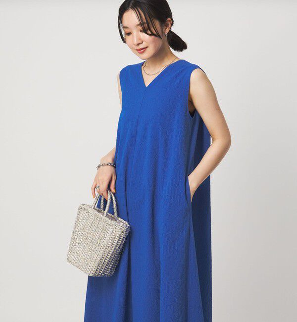UNITED ARROWS green label relaxing「【WEB限定】＜at ease＞カラミ ノースリーブ ワンピース」|ワンピース|ROYAL