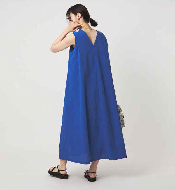 UNITED ARROWS green label relaxing「【WEB限定】＜at ease＞カラミ ノースリーブ ワンピース」|ワンピース|