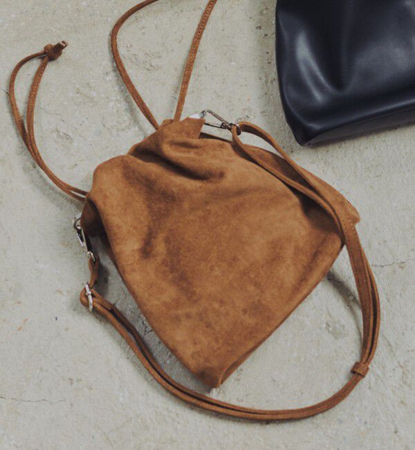 UNITED ARROWS green label relaxing「【WEB限定】＜COMERU＞MODUL モジュール スエードライク ショルダーバッグ」|ショルダー・メッセンジャー|BEIGE