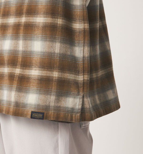 UNITED ARROWS green label relaxing「【別注】＜PENDLETON＞チェック オープンカラー 長袖 シャツ」|シャツ・ブラウス|