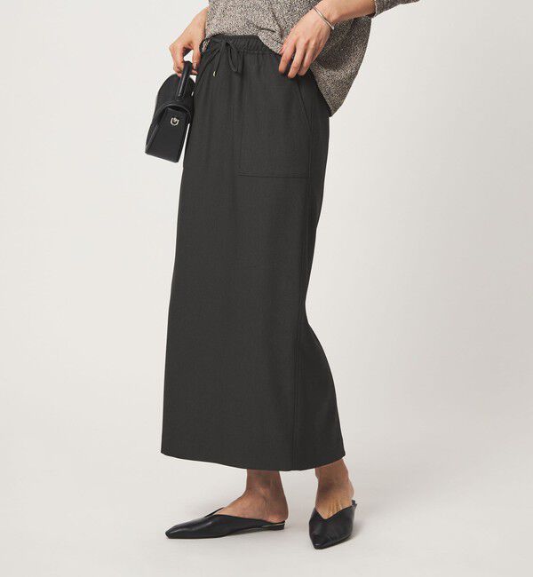 UNITED ARROWS green label relaxing「［size SHORTあり］ツイードライク スカート マシンウォッシャブル 帯電防止」|タイト|