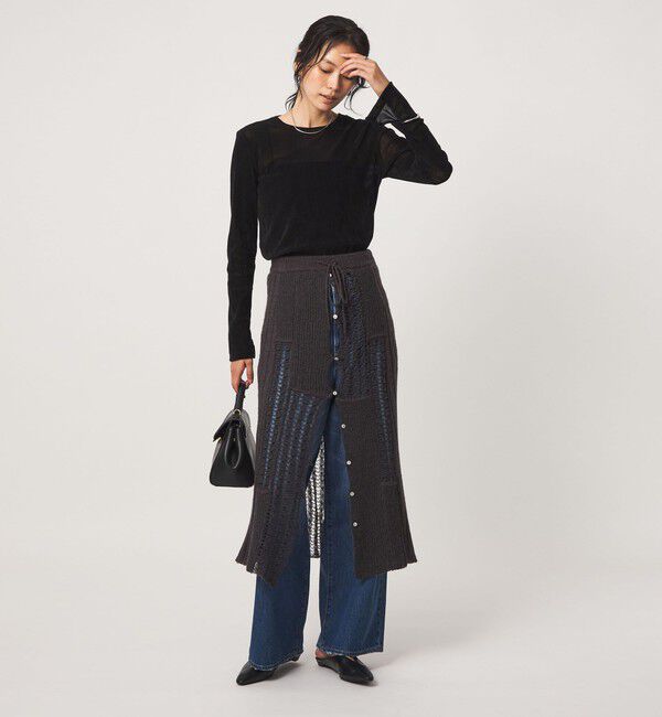 UNITED ARROWS green label relaxing「シアーフロッキー ロングスリーブ プルオーバー」|Tシャツ・カットソー|