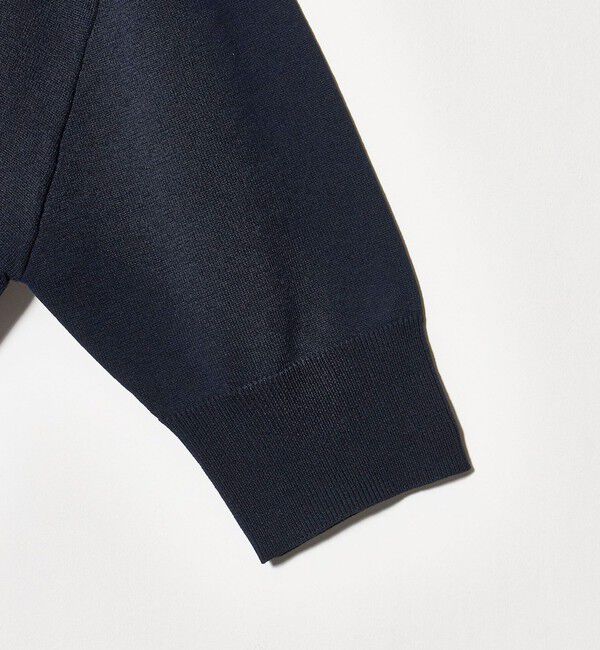 UNITED ARROWS green label relaxing「2WAY レース ポロ襟 5分袖 ニット カーディガン」|カーディガン|