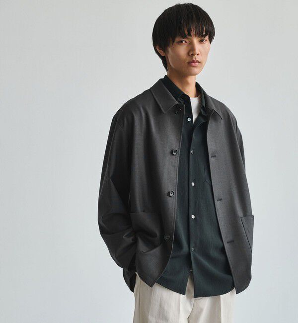 UNITED ARROWS green label relaxing「ウォッシャブル サージ カバーオール ジャケット -2WAYストレッチ-」|その他|その他1
