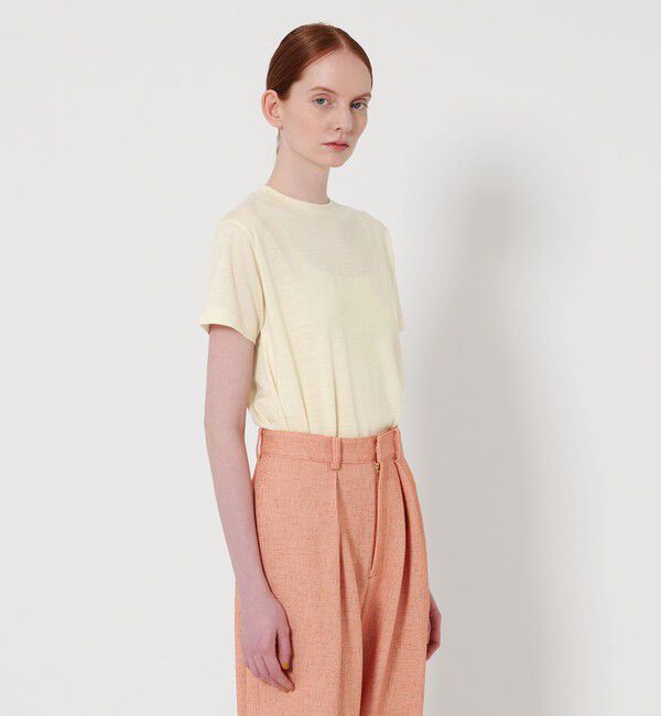 STEVEN ALAN「＜Steven Alan＞ウールジャージー ショートスリーブ Tシャツ」|Tシャツ・カットソー|