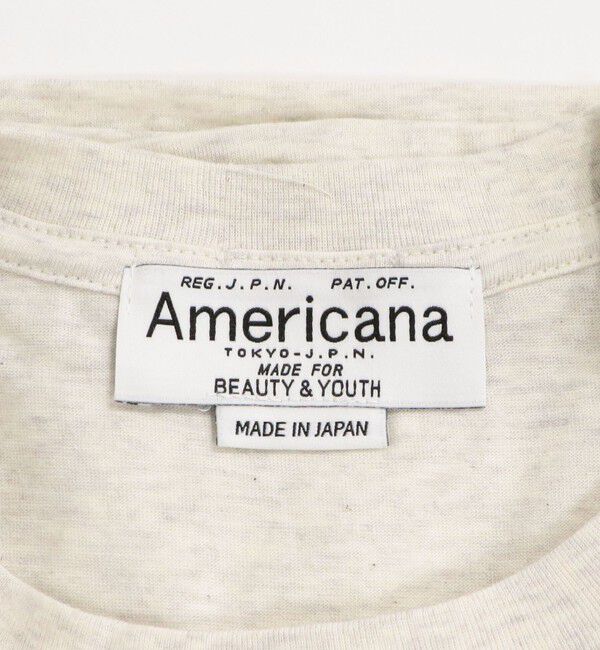 BEAUTY&YOUTH UNITED ARROWS「【WEB限定/別注】＜Americana＞プリント ロングスリーブTシャツ」|Tシャツ・カットソー|