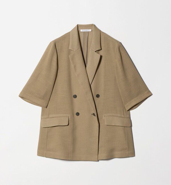 BEAUTY&YOUTH UNITED ARROWS「ポリエステル メッシュ ハーフスリーブ ジャケット ウォッシャブル」|テーラードジャケット|