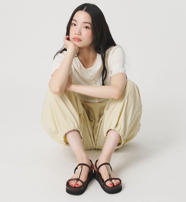 BEAUTY&YOUTH UNITED ARROWS「メタルプレート プラットフォーム サンダル」|サンダル|