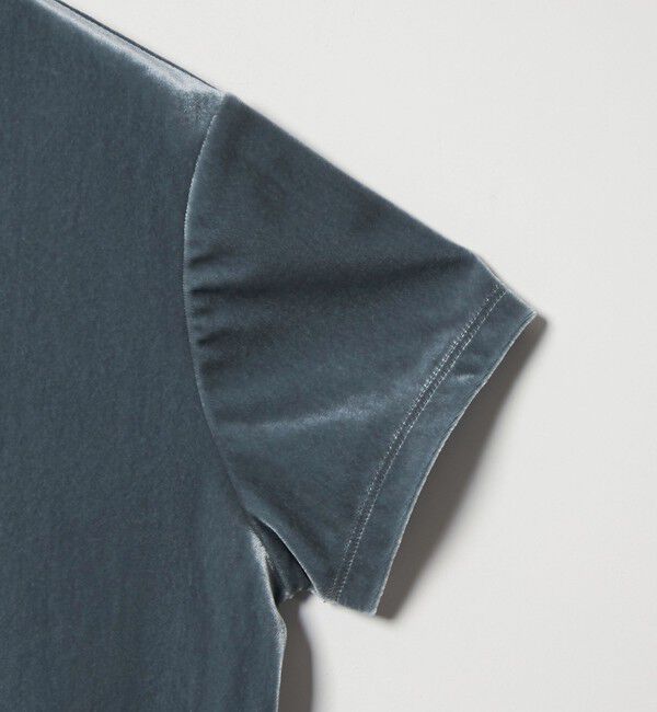STEVEN ALAN「＜Steven Alan＞バック リボン ベロア Tシャツ」|Tシャツ・カットソー|