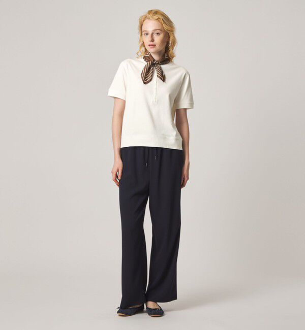 STEVEN ALAN「＜Steven Alan＞コットン ヘンリーネック ショートスリーブ プルオーバー」|Tシャツ・カットソー|