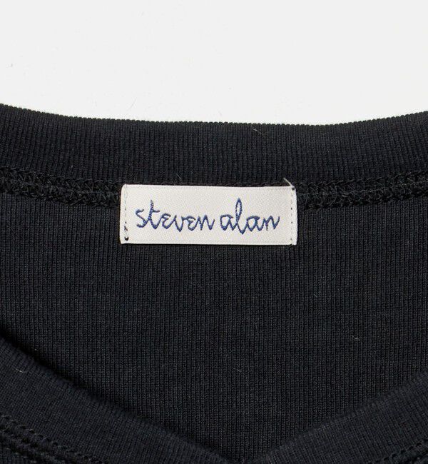 STEVEN ALAN「＜Steven Alan＞コットン ヘンリーネック ショートスリーブ プルオーバー」|Tシャツ・カットソー|