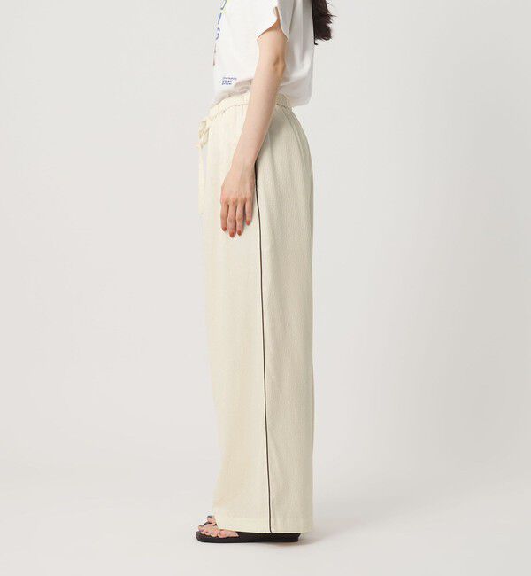BEAUTY&YOUTH UNITED ARROWS「ドット パイピング ワイド イージーパンツ ウォッシャブル/ライナー」|その他|