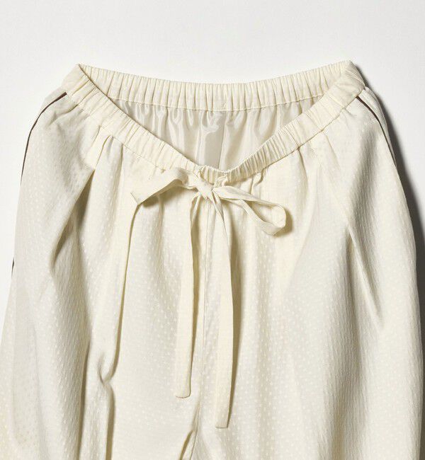 BEAUTY&YOUTH UNITED ARROWS「ドット パイピング ワイド イージーパンツ ウォッシャブル/ライナー」|その他|