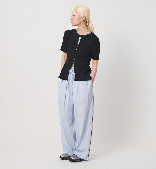 BEAUTY&YOUTH UNITED ARROWS「ドット パイピング ワイド イージーパンツ ウォッシャブル/ライナー」|その他|
