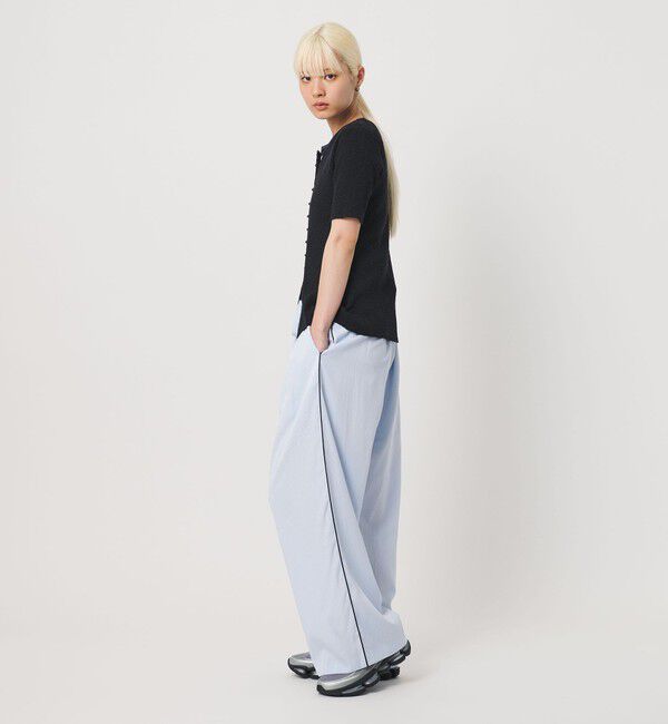BEAUTY&YOUTH UNITED ARROWS「ドット パイピング ワイド イージーパンツ ウォッシャブル/ライナー」|その他|
